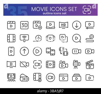Laptop screen record icon, outline style Stock Vector Image & Art - Alamy