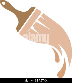 Paint logo icon design template Stock Vector