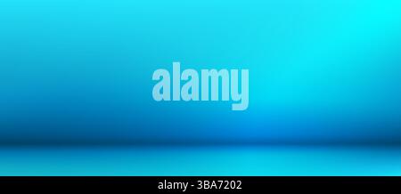 Minimal limbo scene vector background in vibrant blue tones, ideal for futuristic, abstract, or conceptual design projects needing a clean and Stock Vector