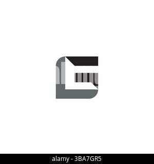 Letter LG or GL logo or icon design Stock Vector