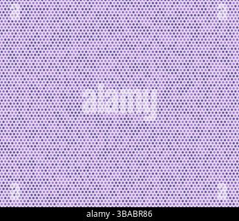 Hexagon Pattern. Hexagon mosaic cells with padding and inner solid cells. Purple color tones. Small hexagon shapes. Seamless design. Stock Vector