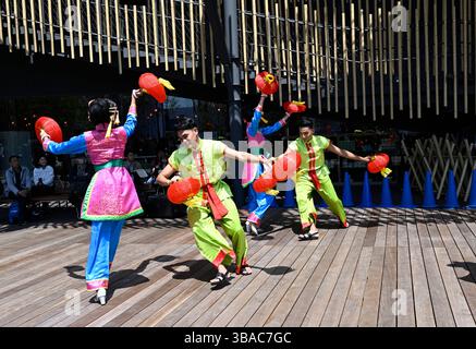 Malaysia Pavilion at Osaka World Expo 2025,Osaka,Kansai,Japan Stock