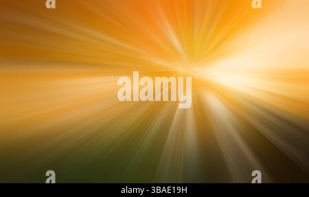 Abstract Burst of Light . Abstract glowing gold vertical lighting lines with lighting effect and sparkle with copy space for text. Luxury design style Stock Photo