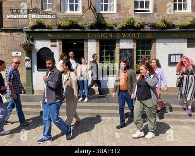 Ensign Ewart pub, Lawnmarket Royal Mile, Edinburgh Scotland Stock Photo
