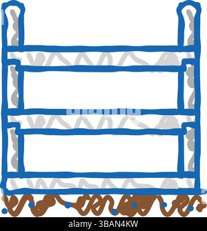 rcc beam building structure color icon vector illustration Stock Vector ...