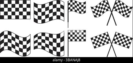 Flat car racing icon vector designed for sports-related apps, websites, games, and user interfaces. Depicts speed, competition, and motorsport themes. Stock Vector