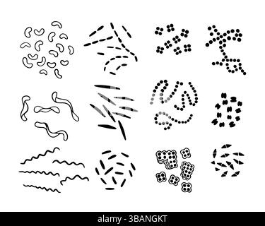infectious bacillus icon vector outline illustration Stock Vector Image ...