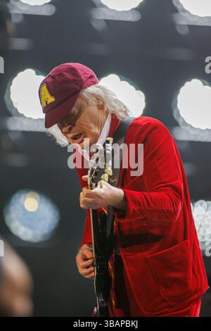 Landover, USA. 12th May, 2025. AC/DC performs at Northwest Stadium in ...
