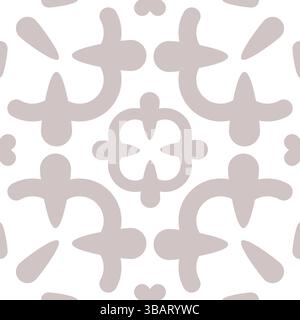 Small Floral Seamless Tile Pattern Vector Stock Vector