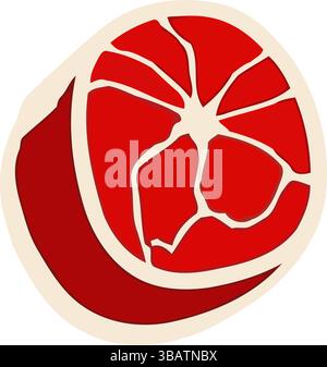 Fresh Red Meat Illustration High-Quality Vector Graphic Stock Vector