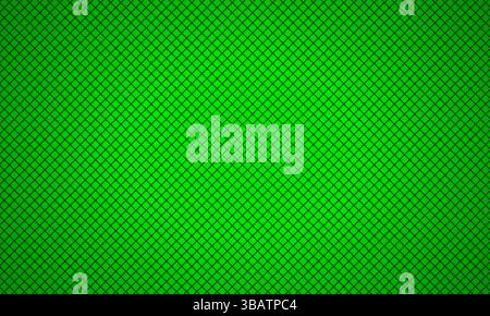 Vector abstract green diagonal square grid background Stock Vector