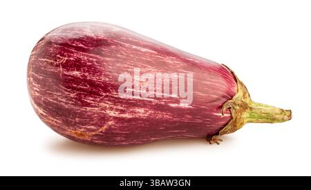 marble eggplant path isolated on white Stock Photo