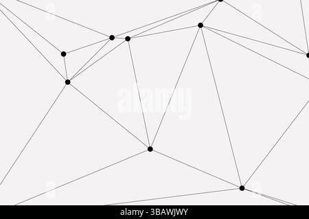 Global network connection background for banner design. Abstract line background with connecting dots and lines. Network Connecting dot polygon Social Stock Vector
