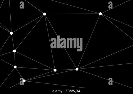 Global network connection background for banner design. Abstract line background with connecting dots and lines. Network Connecting dot polygon Social Stock Vector