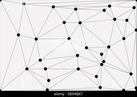 Global network connection background for banner design. Abstract line background with connecting dots and lines. Network Connecting dot polygon Social Stock Vector