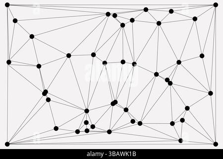 Global network connection background for banner design. Abstract line background with connecting dots and lines. Network Connecting dot polygon Social Stock Vector