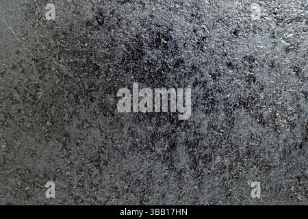 Cast Iron Texture Top View For Culinary Background. Stock Photo