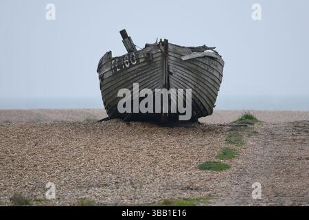 Wrecks on the beach Stock Photo