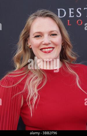 Emma Bell attends the world premiere of Warner Bros' "Final Destination