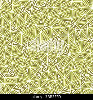 Geometric template background. Multiple repeated inner triangles. Compact triangles size. Single color tone style. Seamless pattern. Stock Vector