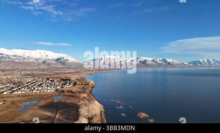 Mountains And Lake Stock Photo