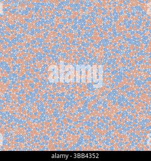 Tileable abstract background. Tiny triangles size. Multiple repeated inner triangles. Multiple colors style. Repeatable pattern. Stock Vector