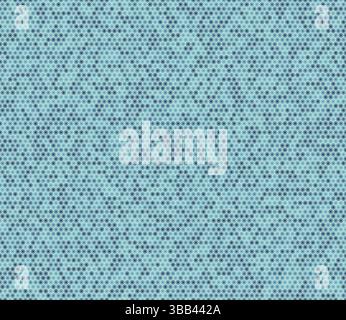 Abstract pattern of hexagon shapes. Bold rounded hexagon cells with padding and inner solid cells. Blue color tones. Small hexagon shapes. Stock Vector