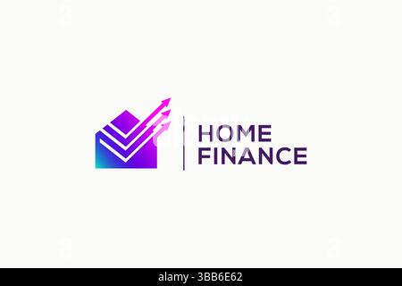 Home Finance Business Investment Property Logo Concept Stock Vector