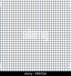 Cute dark blue cells, seamless pattern. Watercolor illustration. Gray-blue stripes, small cells, isolated on white background. Repetitive strict and s Stock Photo