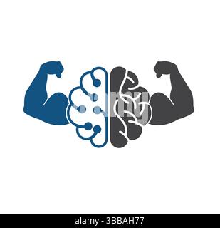 Brain, intellect power logo design Stock Vector Image & Art - Alamy