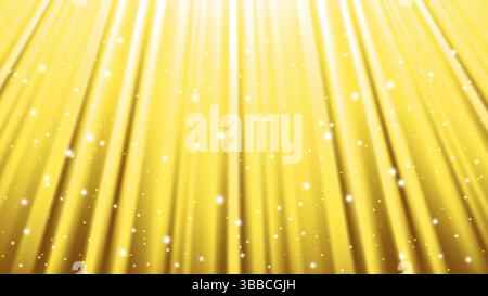 Sunlight rays background with light effects. Yellow backdrop with light of radiance. Vector illustration Stock Vector
