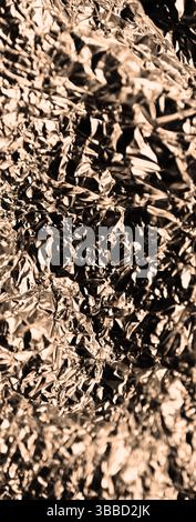 Metallic golden Surface with Industrial Pattern.Vertical real picture Stock Photo