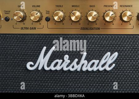 Marshall guitar amplifier combo Stock Photo