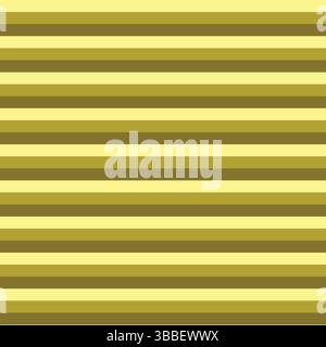 Seamless Yellow Striped Pattern – Horizontal Lines Background Design Stock Vector