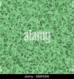Vector science background. Multiple repeated inner triangles. Small shape size. Monotone style. Seamless pattern. Trending vector tiles. Stock Vector