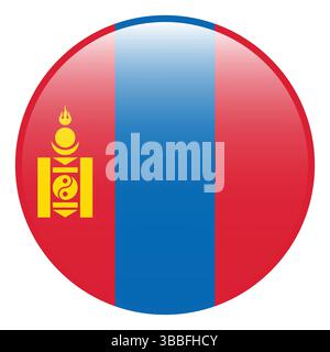Flag of aaa. aaa circle flag 3d logo icon computer vector illustration design. Stock Vector