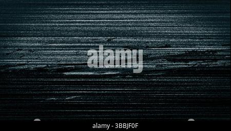 Image of glitch and shapes moving on black background Stock Photo