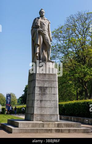 Statue of William IV, Greenwich, London, England, UK Stock Photo