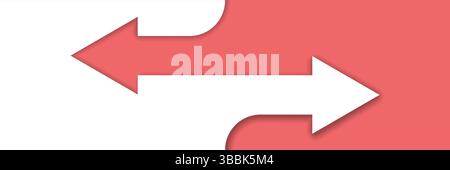 Exchange icon in flat style. Left and right arrow vector illustration on isolated background. Forward sign business concept. Stock Vector