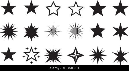 Elegant Comet and Meteorite Icon Set Astronomical Wonders in Abstract Art Stock Vector