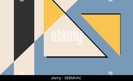 Minimal Abstract Geometry with Triangles Stock Vector
