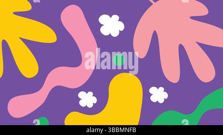 Fun Abstract Shape Illustration Stock Vector