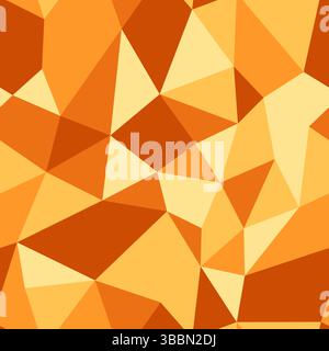 Abstract template background. Medium triangles size. Repeatable pattern. Goldenrod color palette. Elegant vector tiles. Seamless vector illustration. Stock Vector