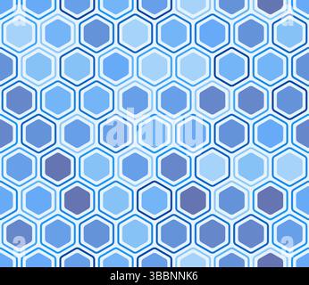 Rounded Hex Pattern Hexagon Pattern. Bold rounded hexagons mosaic pattern. Hexagon cells ...