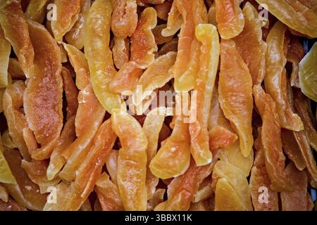 Dried mango fruits on the old market Stock Photo