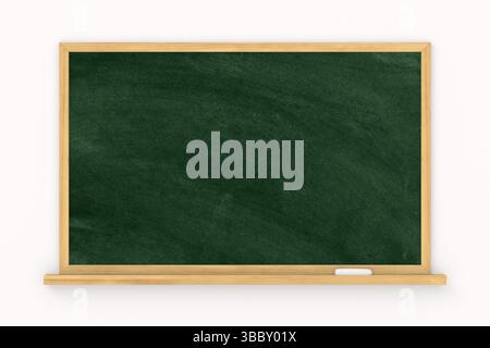 Blackboard on white background. Isolated 3D illustration Stock Photo
