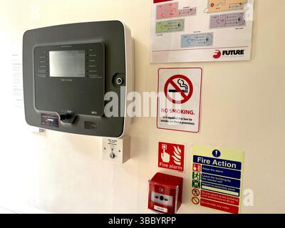 Future Fire Systems domestic fire alarm control xxxxx Stock Photo