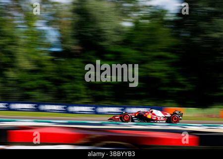 17th May 2025; Autodromo Enzo e Dino Ferrari, Imola, Italy; FIA Formula 1 Emilia Romagna Grand Prix 2025; Qualifying Day; Number 16 Scuderia Ferrari driver Charles Leclerc during qualifying at the Emilia Romagna Formula 1 Stock Photo