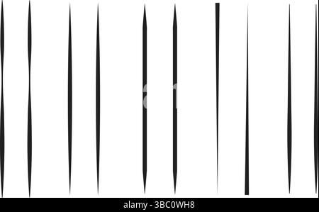 Blurred vertical arrows vector motion blur directional lines for abstract flow diagrams Stock Vector