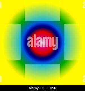 Abstract Radial Gradient Wallpaper Stock Vector